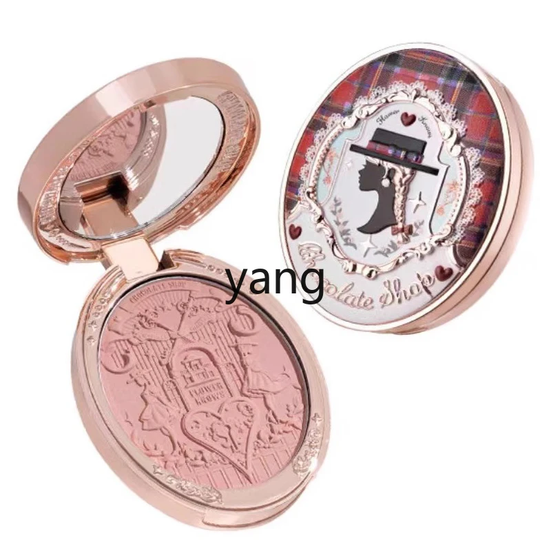 CX shop blush lasting color without makeup powder delicate smooth rouge powder facial grooming