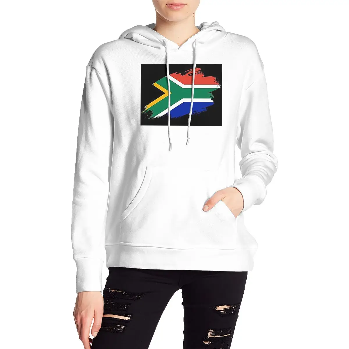 

Флаг Южной Африки Спрингбокса (1) Толстовки Пуловер в стиле хип-хоп Осень-зима Мужчины Женщины Толстовка для пар Топы с длинными рукавами