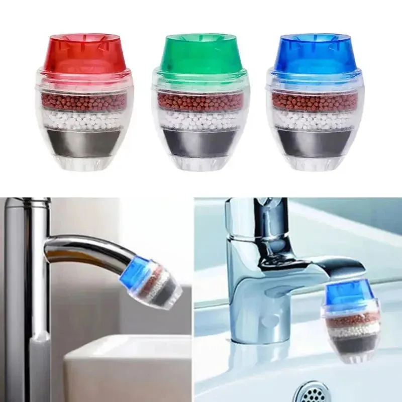 1Pcs Water Clean Purifier Filter Activated Carbon water Purifier Filtration Kitchen Faucet Tap Water Purifier Home Accessories