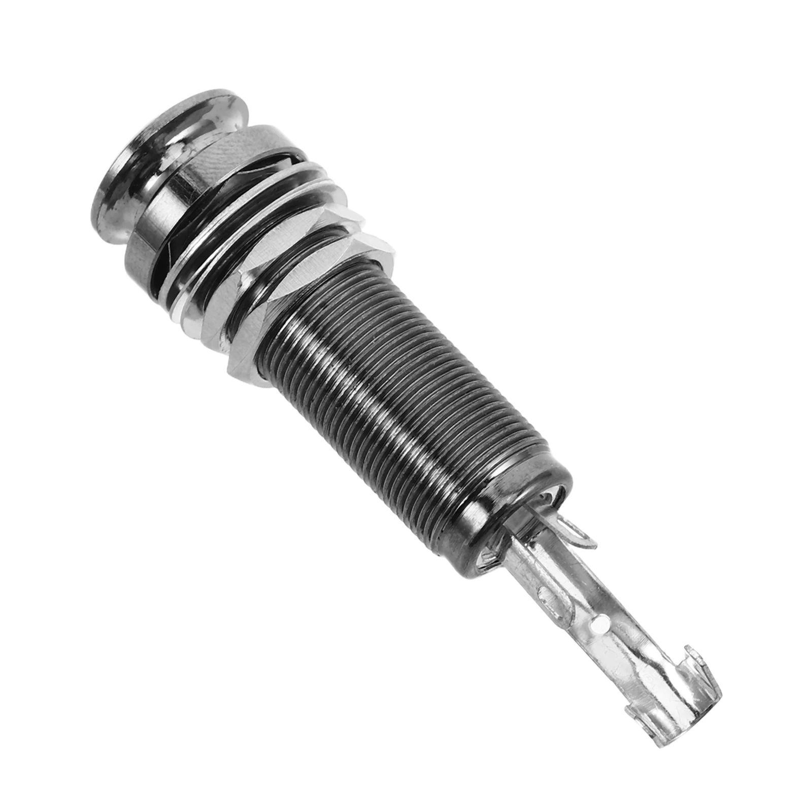 

Guitar Tail Pin Jack Socket Sturdy Standard Interface Easy Installation Compatible with Wooden Electric Acoustic Guitars Flush