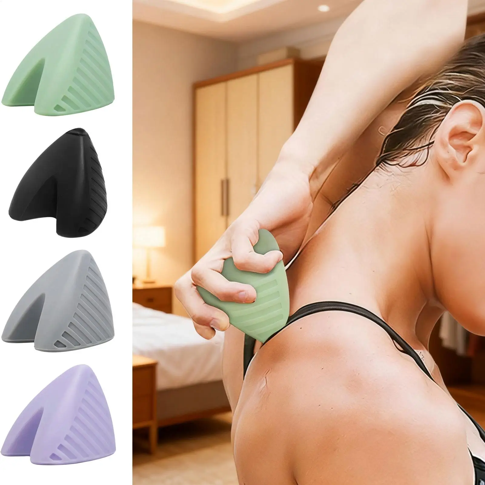 

Массажный мяч триггерной точки, форма подковы, облегчение боли в шее, инструмент для миофасциального высвобождения глубоких тканей, спортсмен, йога, тренажерный зал, восстановление мышц