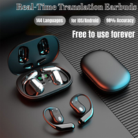 3-in-1 Real-Time Translation Earbuds 144 Languages Instant Voice Language Translator Headphone Wireless AI Translation Earphones
