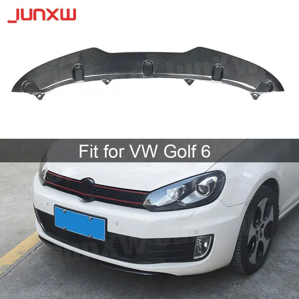 

Carbon Fiber / FRP Front Lip Spoiler Shovel For Volkswagen VW Golf 6 VI MK6 GTI 2010-2013 H1 Style Head Bumper Chin Guard