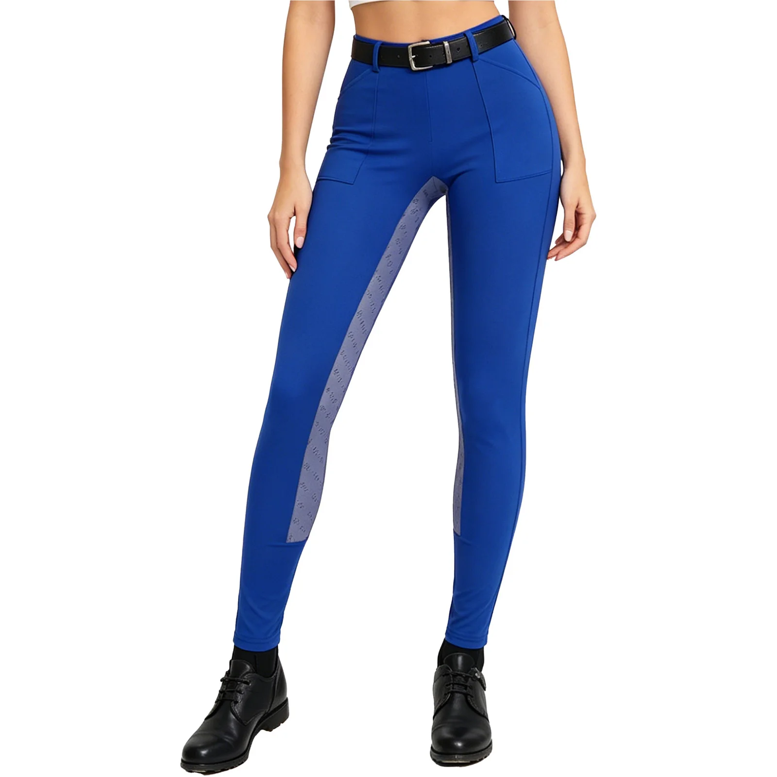 Women Professional Horse Riding Pants Silicone Anti-slip Quick-dry Tight-fitting Cycling Sports Pants for Horse Equestrian Exams