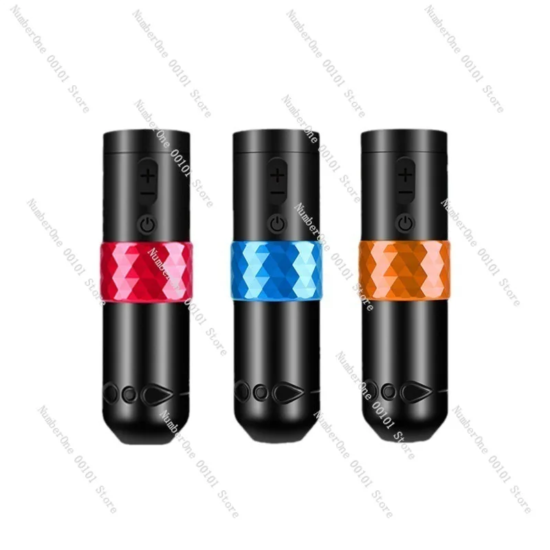 Portable Wireless Tattoo Pen Machine Kit Integrated Cartridge Needles Full Set Brushless Motor Rechargeable Battery Power Supply