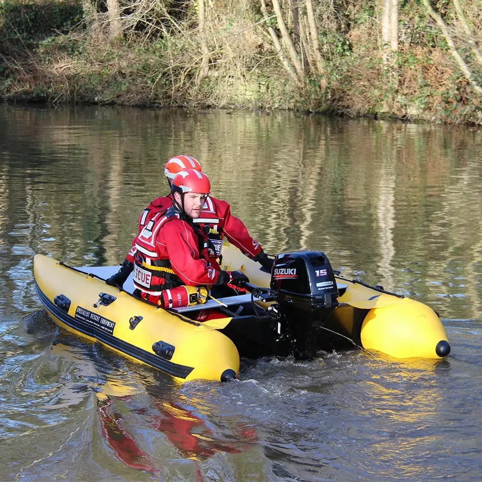 Factory Air Deck PVC Hypalon Aircat Inflatable Catamaran Boat For Sale