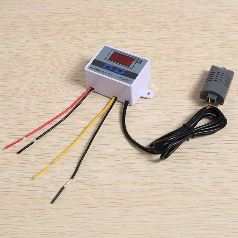 24-Hour Delivery Digital Humidity Controller Hygrometer Humidity Control Switch 0-99%Rh Hygrostat With Humidity Sensor