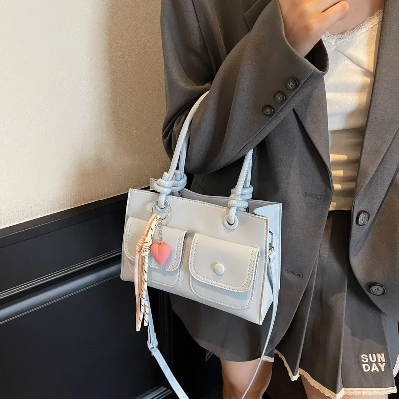 

Fashionable Ladies' Shoulder Bag Simple Handbag Tote Crossbody Bags for Women Niche Style