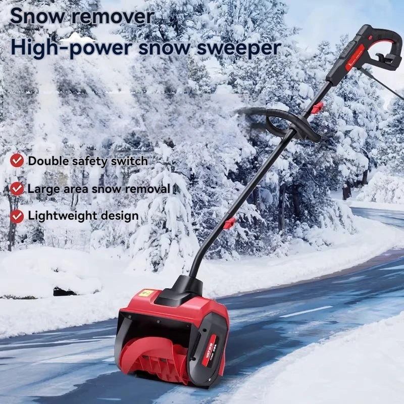 EElectric  Snow Blower Handheld Snow Plow Snow Sweeper Snow Removal Tool For Home Driveway Cleaning