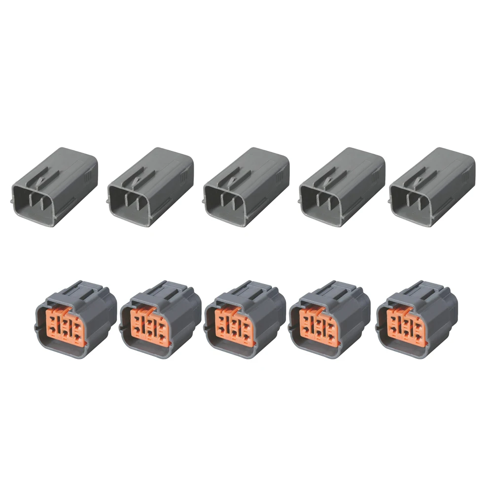 

5 Set 6 Pin Valve exhaust gas recirculation plug DJ7065-2.2-11 / 21 Automotive connector
