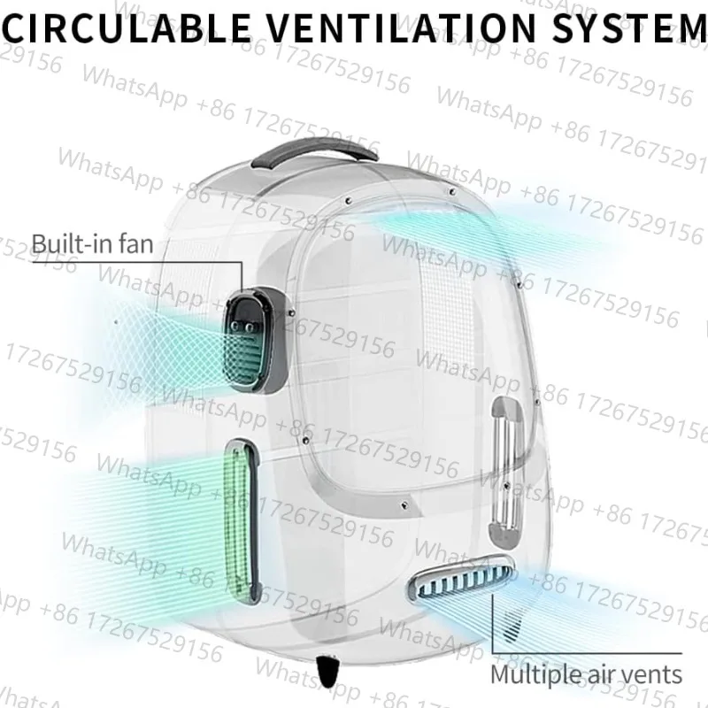 Applicable toPETKIT Cat Backpack Carrier with Inbuilt Fan Light Airline-Approved Pet Backpack Bubble for Kitty Small Dog Detacha