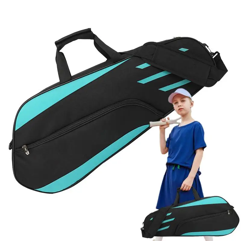 

Badminton Bag 3 Racket Waterproof Shoulder Badminton Organizing Carrying Bag Tennis Equipment Bags Racquetball Bag For Men Women