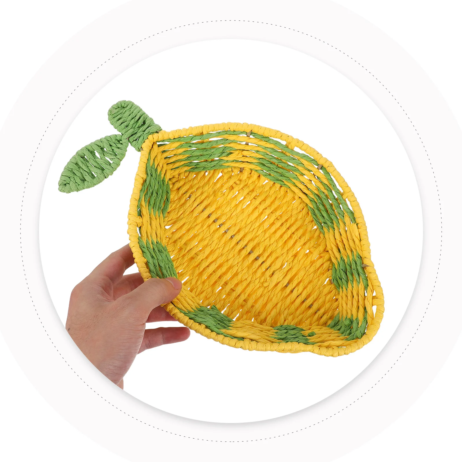 

Handcrafted Woven Fruit and Vegetable Basket Eco Friendly Natural Material for Kitchen Storage and Decor