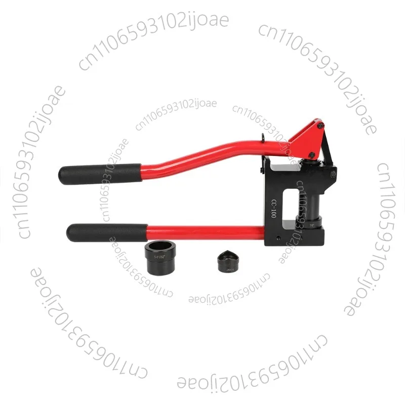 Manual Hole Punch for Round Holes in Tinplate, Aluminum-Edged Tinplate, and Stainless Steel Tinplate