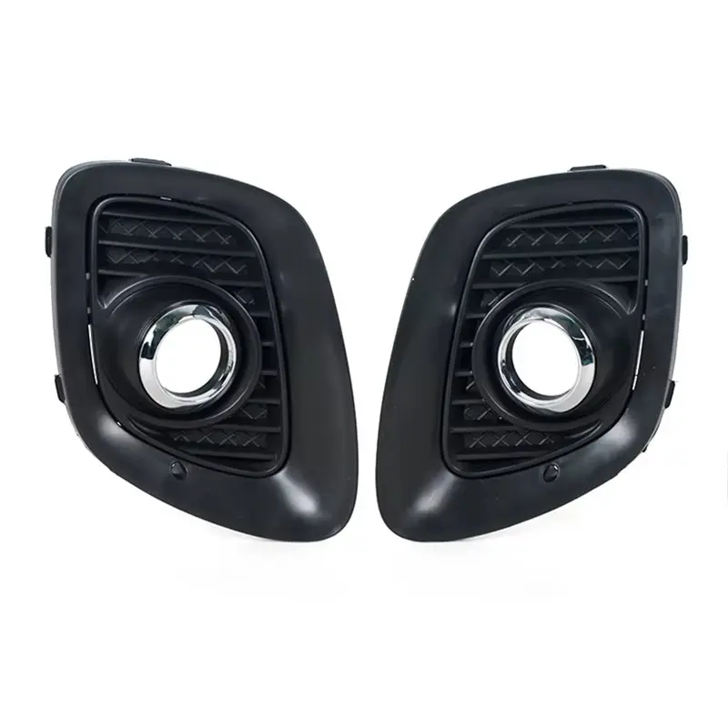 

AT92-Car Front Bumper Fog Lamp Light Cover Grille Bezel 86547-1Y520 86548-1Y520 For Kia Picanto 2015-2017 Morning Edition