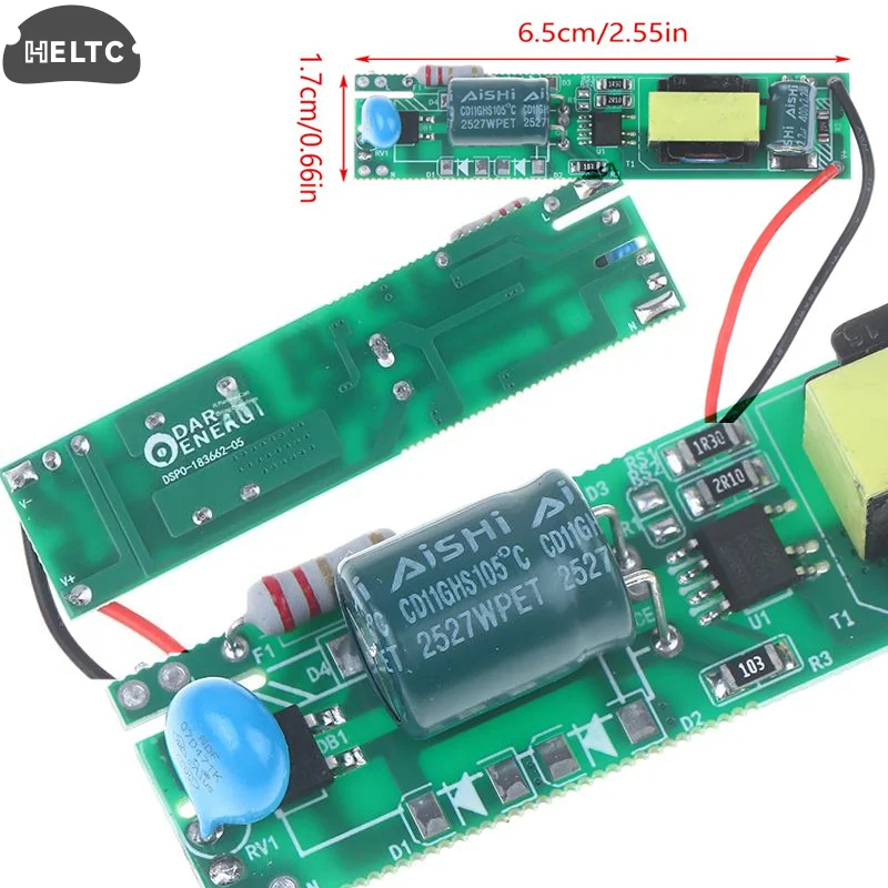 

1/3/5pcs High Quality 9-80W Non-Isolated Flicker-Free LED Driver/Power Supply For T5/T8 Tubes And Office Linear Lights