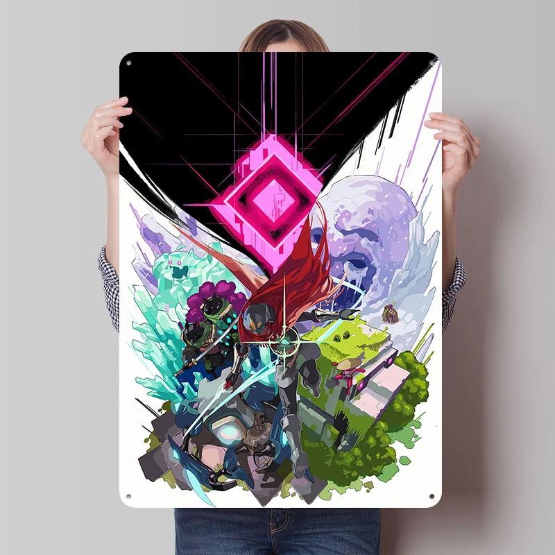 Dead Cells Game Metallposter, individuelle Wandkunst, Retro-Vintage-Blechschilder für Fans, moderne Heimdekoration, Ornamente für den Innenbereich