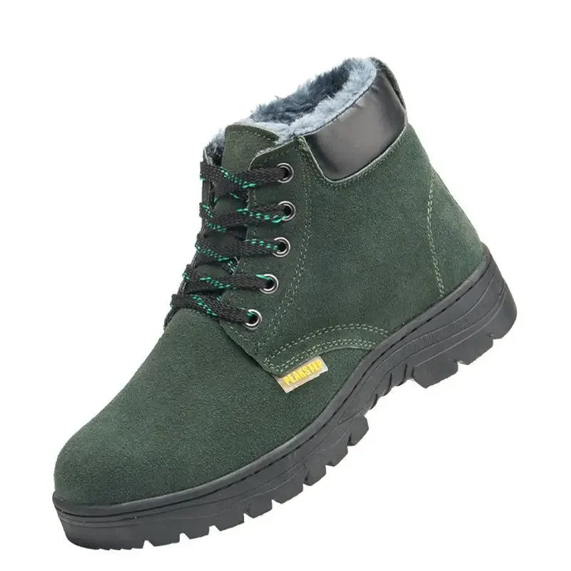 Male Shoes Work Puncture-Proof Men\'s Boots Steel Toe Industrial Safety Lace Up Size 45 Offer Footwear In Promotion Low Price Y2k