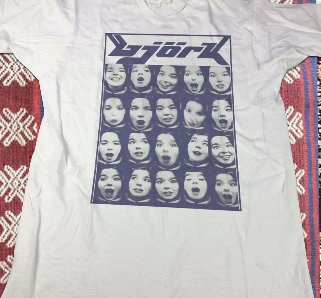 Bjork Shirt, Bjork White Short Sleeve T-shirt Unisex S-5XL VN3761