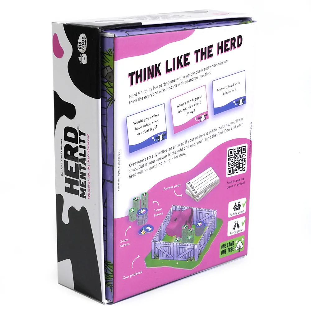 Herd Mentality Board Game: The Udderly Hilarious Addictive Family Game | Best Board Game For 4-20 Players