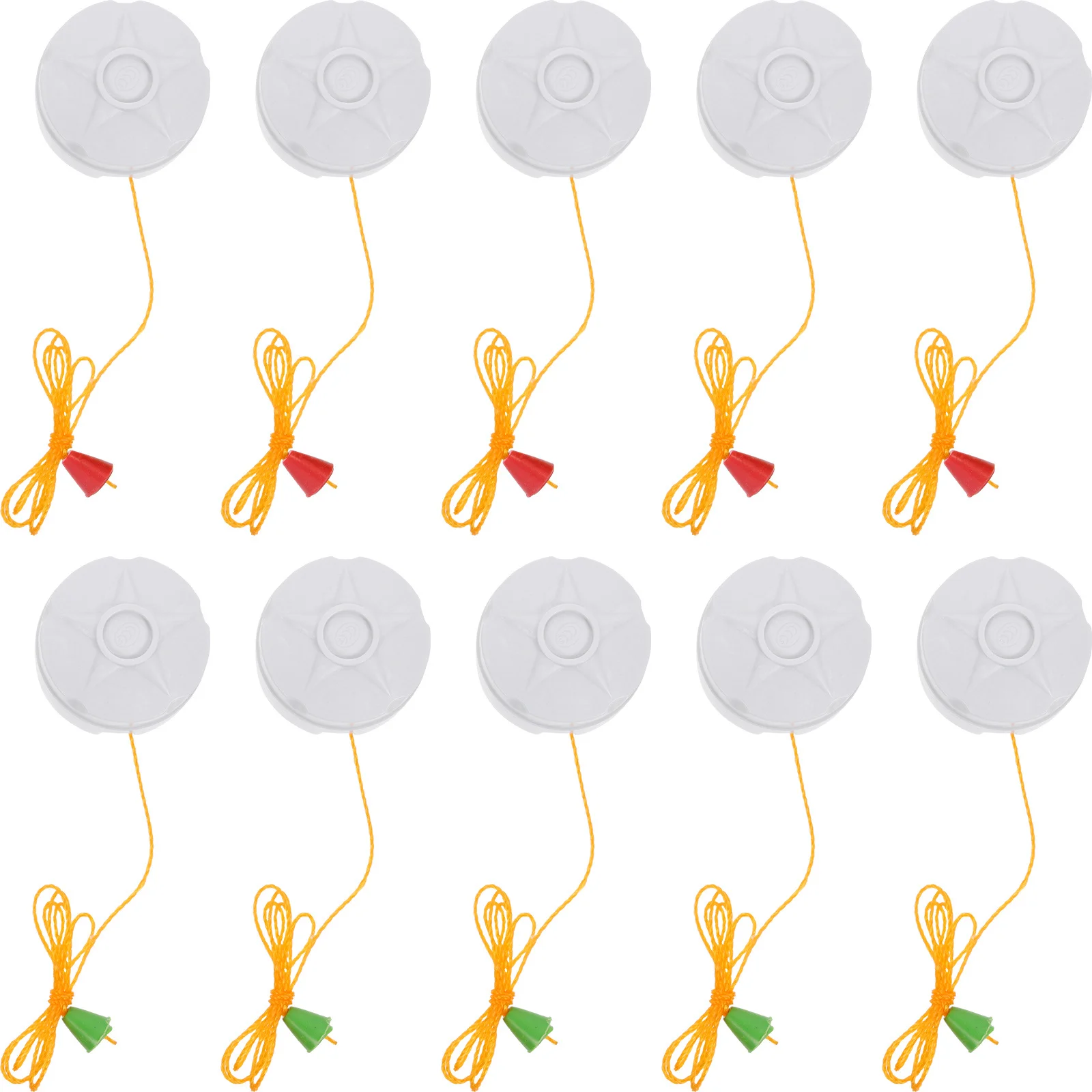 

20Pcs Retro Ceiling Fan Pull Chain High Durability ABS Copper Nylon 250V Lamp Pull Rope Replacement for Fan Light Control