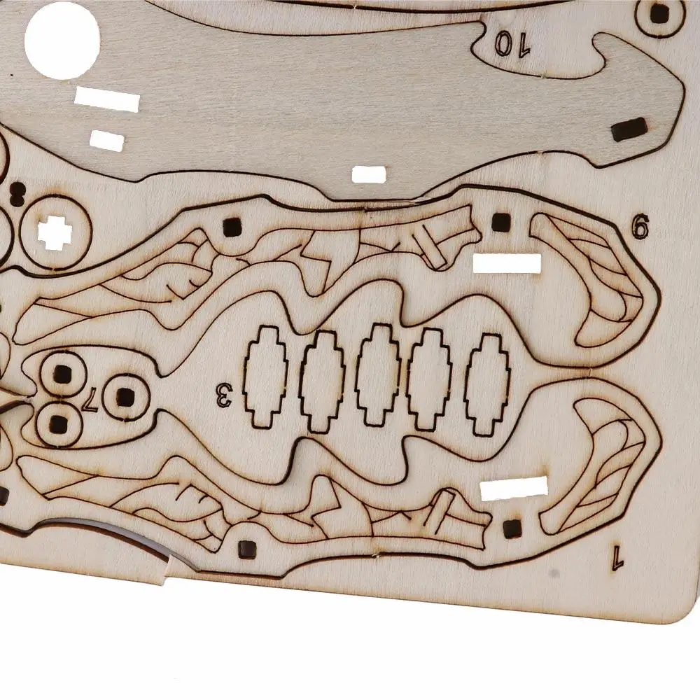 Wooden 3D Wooden Assembled Butterfly Model Folding Handmade DIY Folding Wood Puzzle Stereo Model Butterfly Hand-assembled