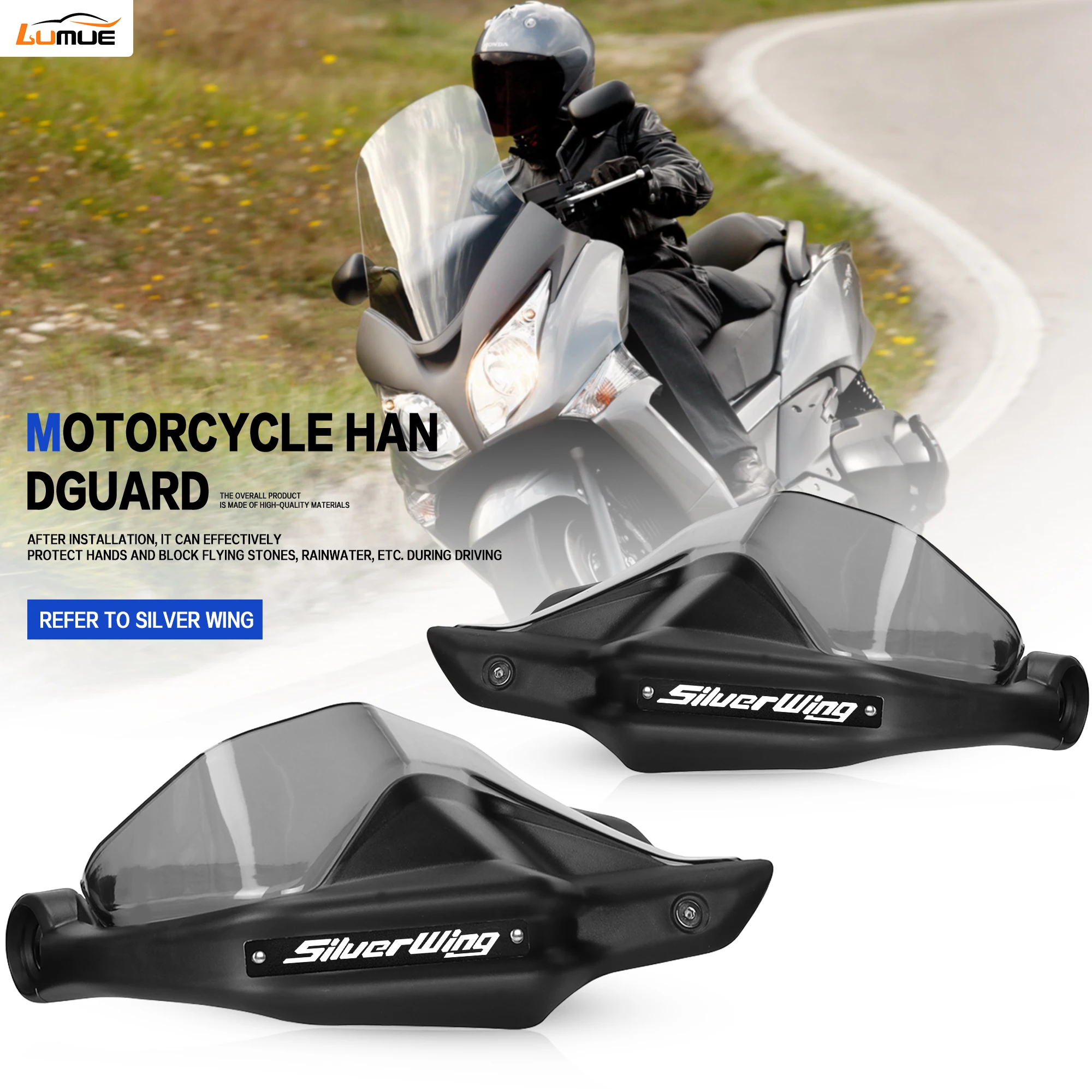 Мотоциклетные поручни GT400, защита руля, лобовое стекло для Silver Wing GT 400 600 GT400 GT600, специальная защита рук