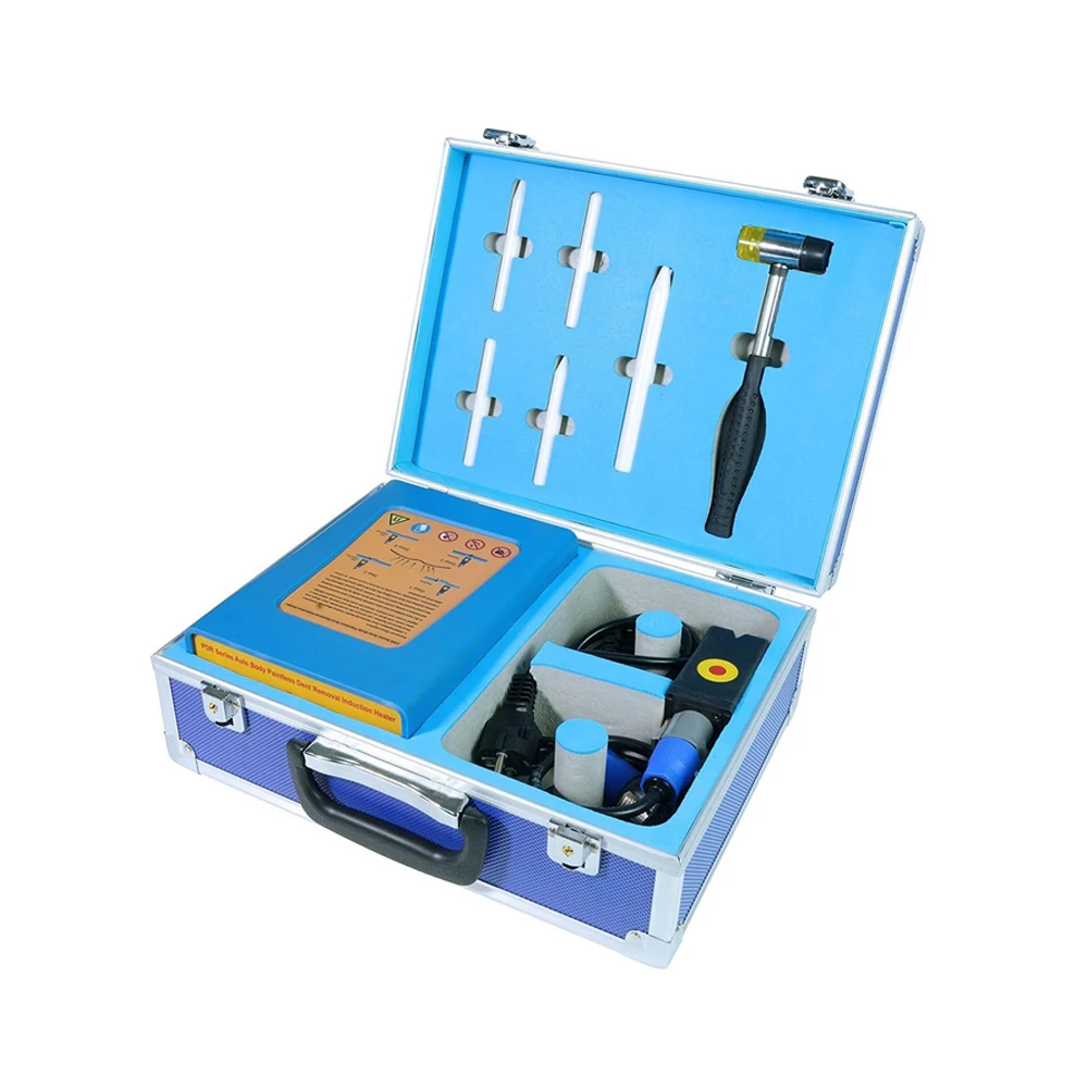 Podofo Auto Magnetische Inductie Deukreparatiemachine Auto Lakvrije Deukreparatie Gereedschapset Elektromagnetische Inductie Verwarmer met koffer - afbeelding 2