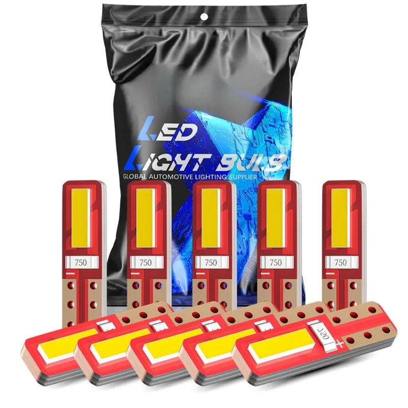 

Автомобильный светодиодный приборный светильник VolodymyrT5 7020 2smd, модифицированный светодиодный одометр, фонарь, индикатор центральной консоли