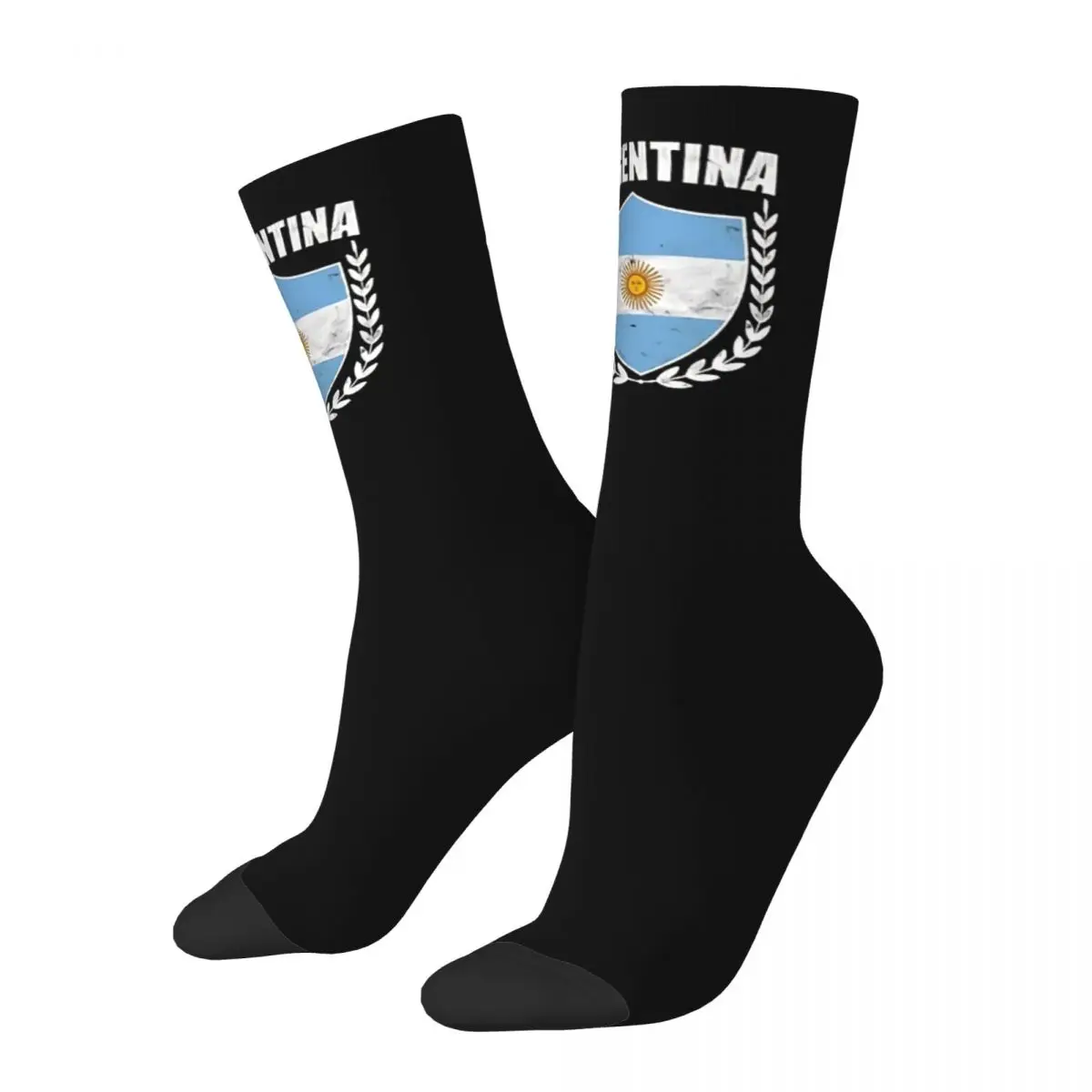 Argentina Socks Travel 3D Print Funny Boy Girls Mid-calf Socks