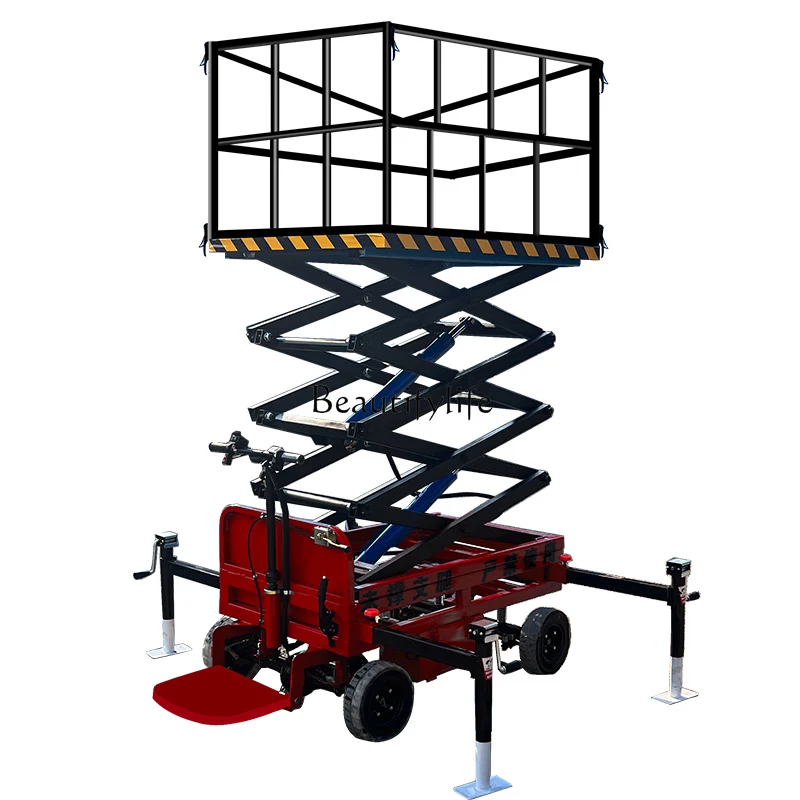 

Electric hydraulic lifting table factory loading and unloading trimming indoor and outdoor climbing transportation and handling