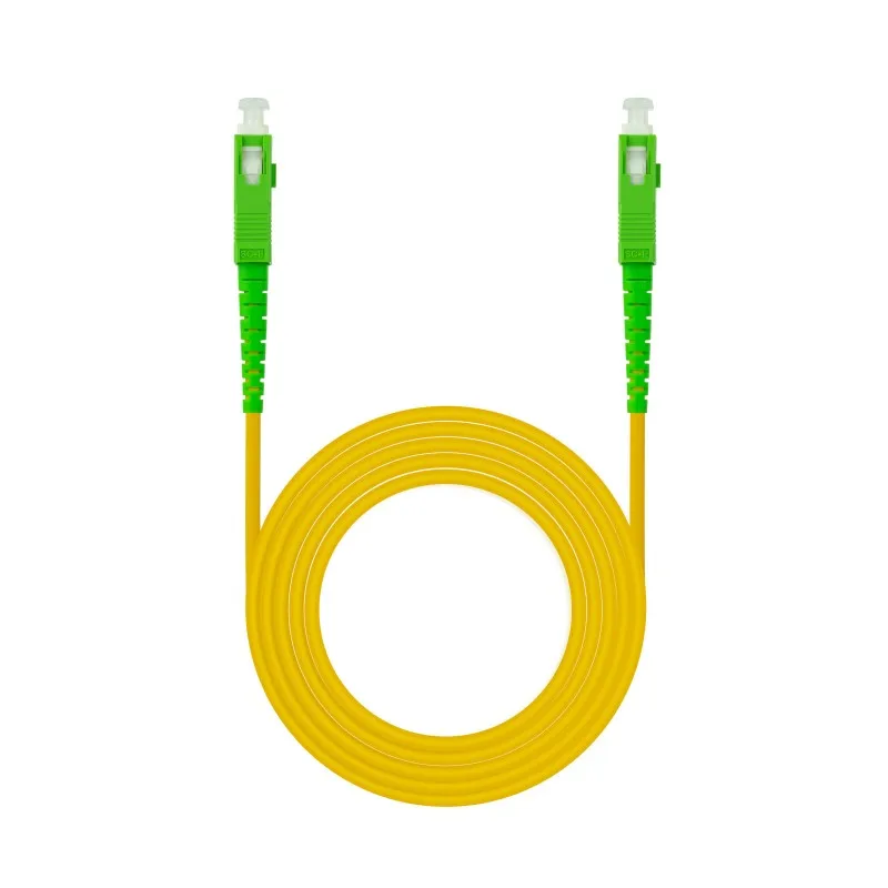 Nano Cable fiber SC/APC-SC/APC single mode LSZH 20m-yellow Color 10.20.0020 tintasycartuchos.com