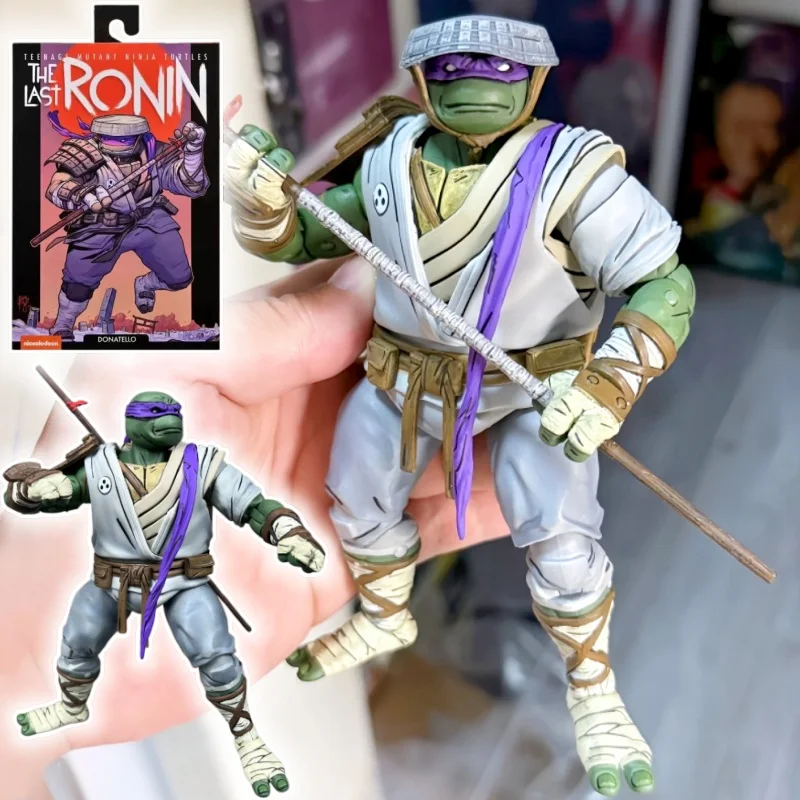 

In Stock Original Neca Action Figure 54344 Turtles The Last Ronin Ultimate Donatello 18cm Collect Model Toys Gifts