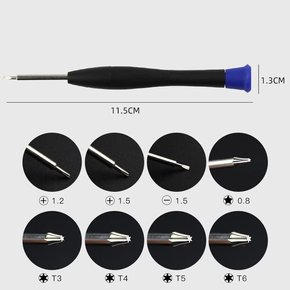 Imagem -05 - Precisão Chave de Fenda Grupo Torx Cross Slotted Star Chave de Fenda Magnética Bit Kit de Reparação Desmontagem Abrindo Ferramentas t3 t4 t5 t6 Pcs