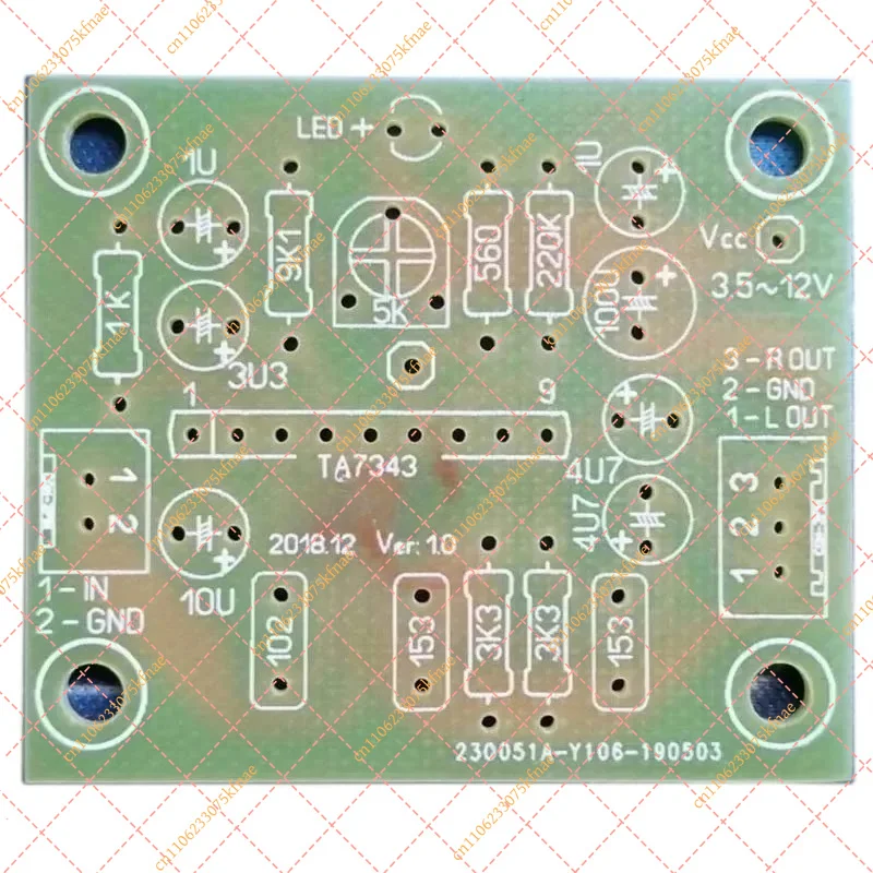 10PCS FM Stereo Decoder Board | Compatible for Jinli TA7343, PCB Module for Radio Tuner Repair