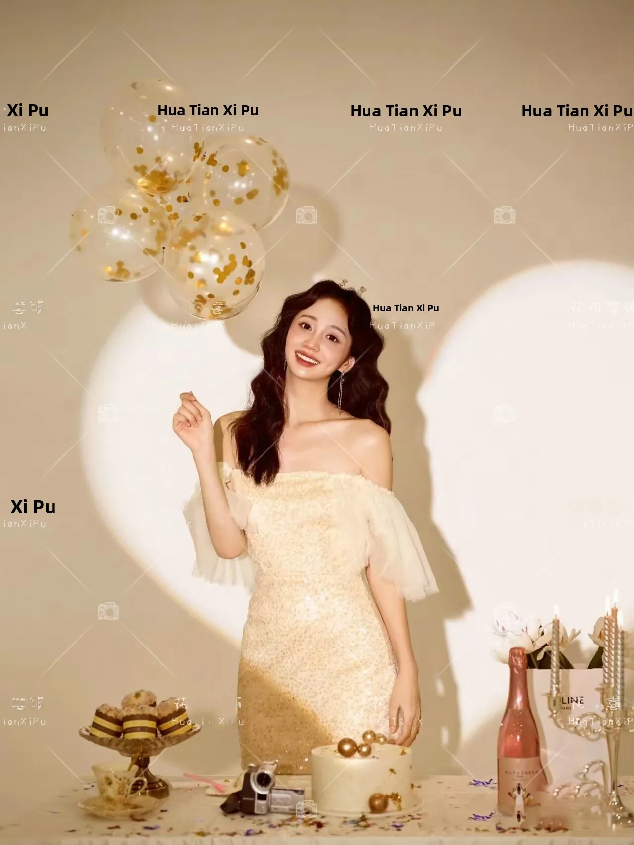 

Sweet Princess Birthday Party Photography Costume Ceremony Feeling Art Photo Shooting Dress Ethnic Stage Performance Women's ...