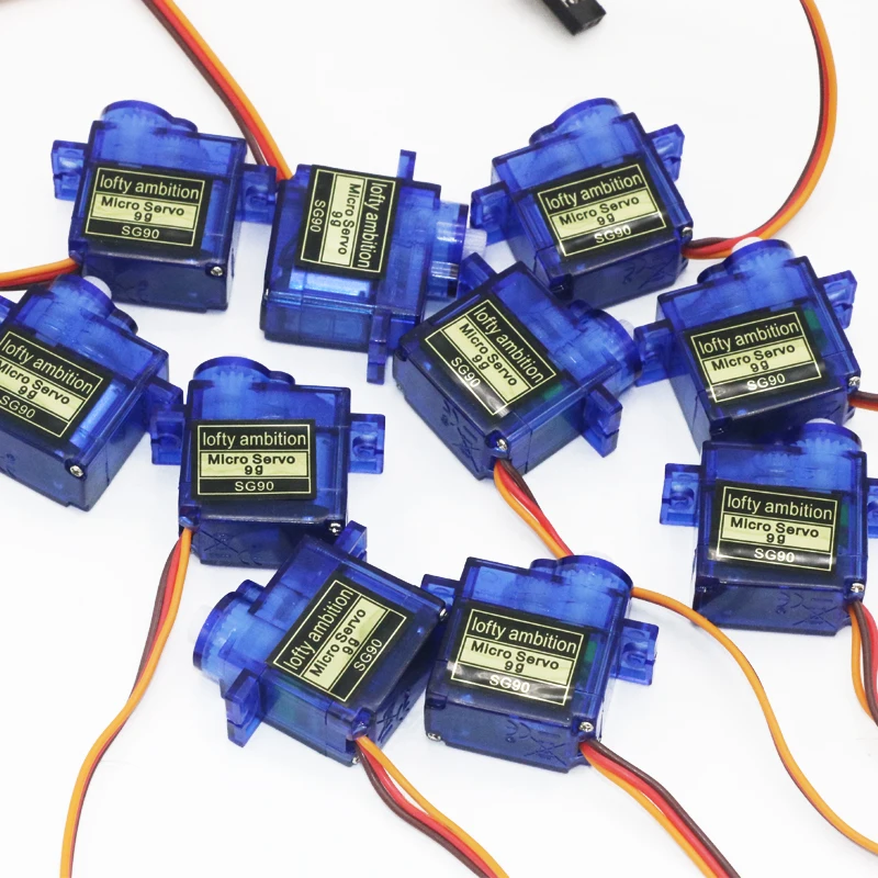 5pcs New SG90 SG 90 9G Mini Micro Servo for RC 250 450 Helicopter Airplane Car Boat Robet