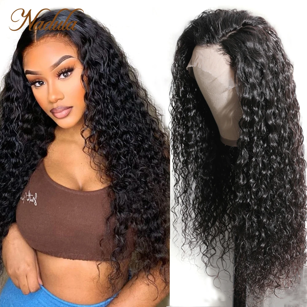 Nadula Hair Water Wave Human Hair Wigs 13X4 Lace Front Wig for Women 13x6 Water Wave Lace Frontal Wig PrePlucked Lace Wigs