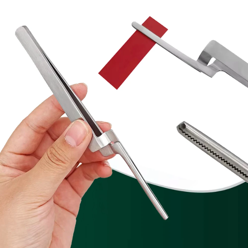 

Dental Occlusal Paper Tweezers Curved Bite Articulating Paper Plier Orthodontic Forcep for Teeth Care Tool