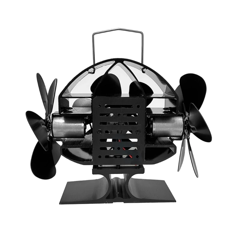 

Stylish Heat Powered Fan Heat Powered Stove Fan for Wood Stove Real time Temperature Monitoring,No Electricity Required