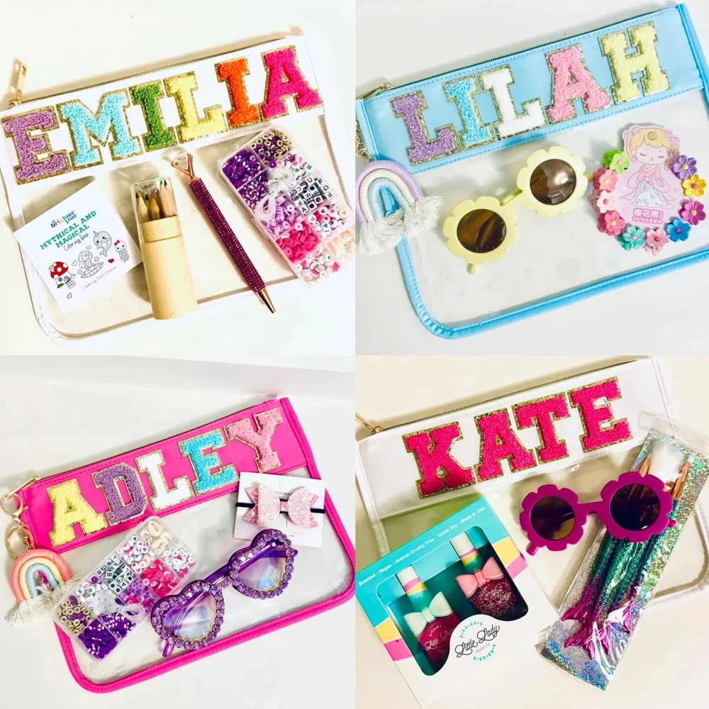 

Nylon Clear Flat Pouch With Zipper Small Toiletry Bag Transparent Cosmetic Bags Waterproof Eva Makeup Blue Pvc Flat Clear Bag