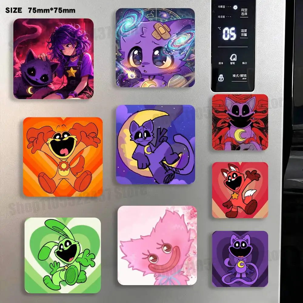 Horror Game P-Poppy P-Playtime Magnet Refrigerator Fridge Sticker for Home Decor DIY Wall Decor
