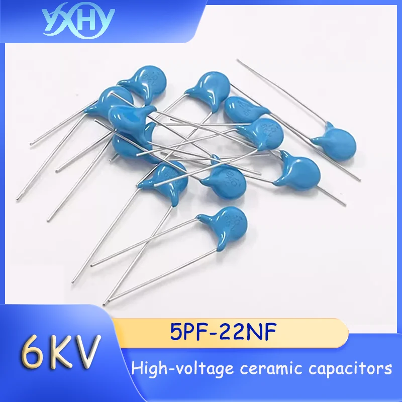 

20PCS High Voltage Ceramic Capacitor: 6KV 5P/10P/15P/22P/27P/33P/39P/47PF/102/103M/223