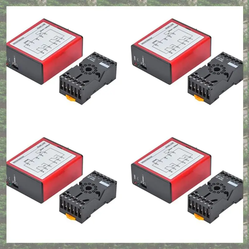 

Promotion 4X 110B Vehicle Detector AC220V Single Channel Inductive Vehicle Loop Detector For Car Parking Lot Access Control