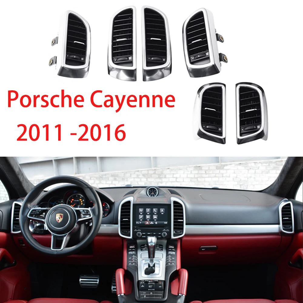 

Auto LHD Front Rear Left Right Air Conditioning Outlet Air Vent for Porsche Cayenne 2011 2012 2013 2014 2015 2016 2017
