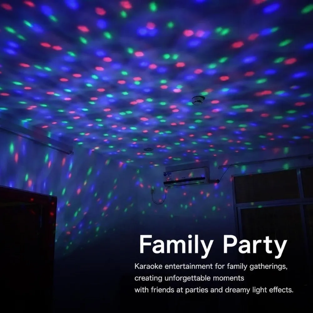 Sound-activated Car Interior Ambient Light Rechargeable USB Charging Car Atmosphere Lamp Usb Charging Decorative Light Home