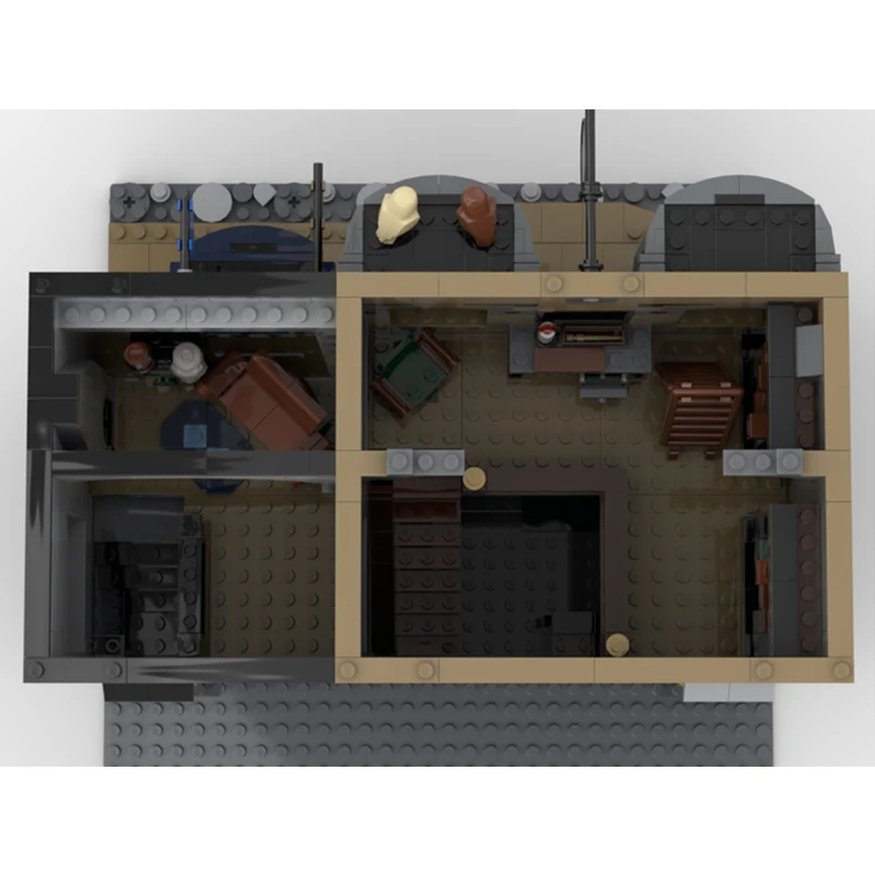 MOC Bausteine Modulare Zauberstab Shop Street View Filme Serie Szene Modell Kreative Spielzeug DIY Montage Ziegel Sammlung Geschenke