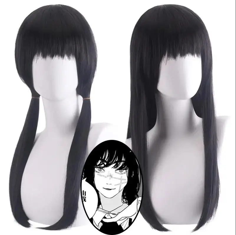 Anime Wig Makima Reze Angel Devil Quanxi Makima Power Hayakawa Aki Denji Heat Resistant Hair Wigs for Halloween Party
