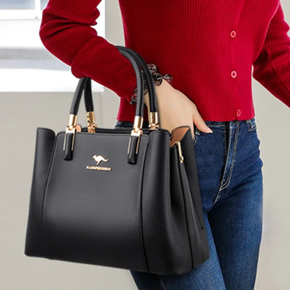 Leisure Purses Handbags Shoulder Sac Luxury Designer High Quality Croosbody Bags Grace Ladies Pu Leather High Capacity Tote Sac