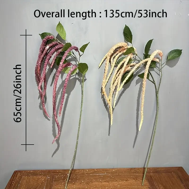 1Pcs Elegant High-Quality Artificial Hanging Vine Foam Berry Artificial Rubber Flower Decor Home Wedding Versatile Faux Floral